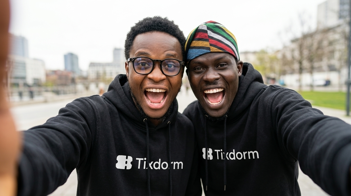 Nigerian crowd enjoying a live event