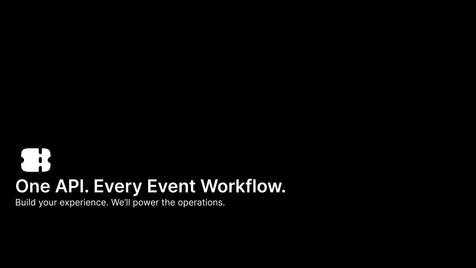 Tixdorm API — event infrastructure as a backbone for your platform